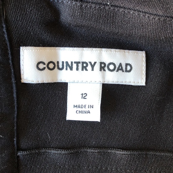 COUNTRY ROAD black label capsule collection frill wave crop top - size 12 - Picture 5 of 6